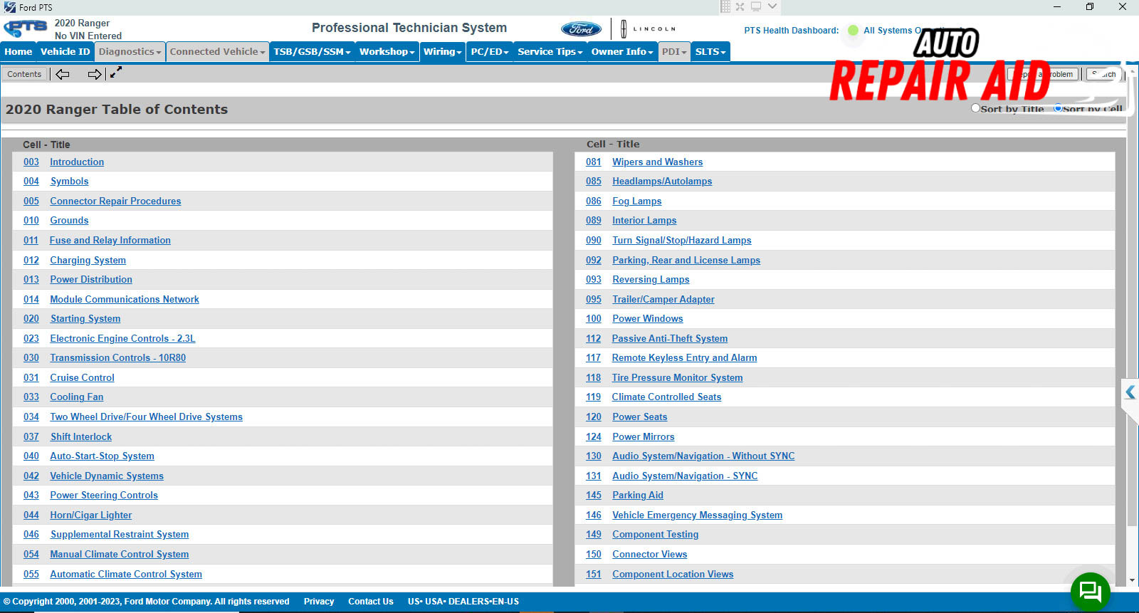 FORD PTS online software-6