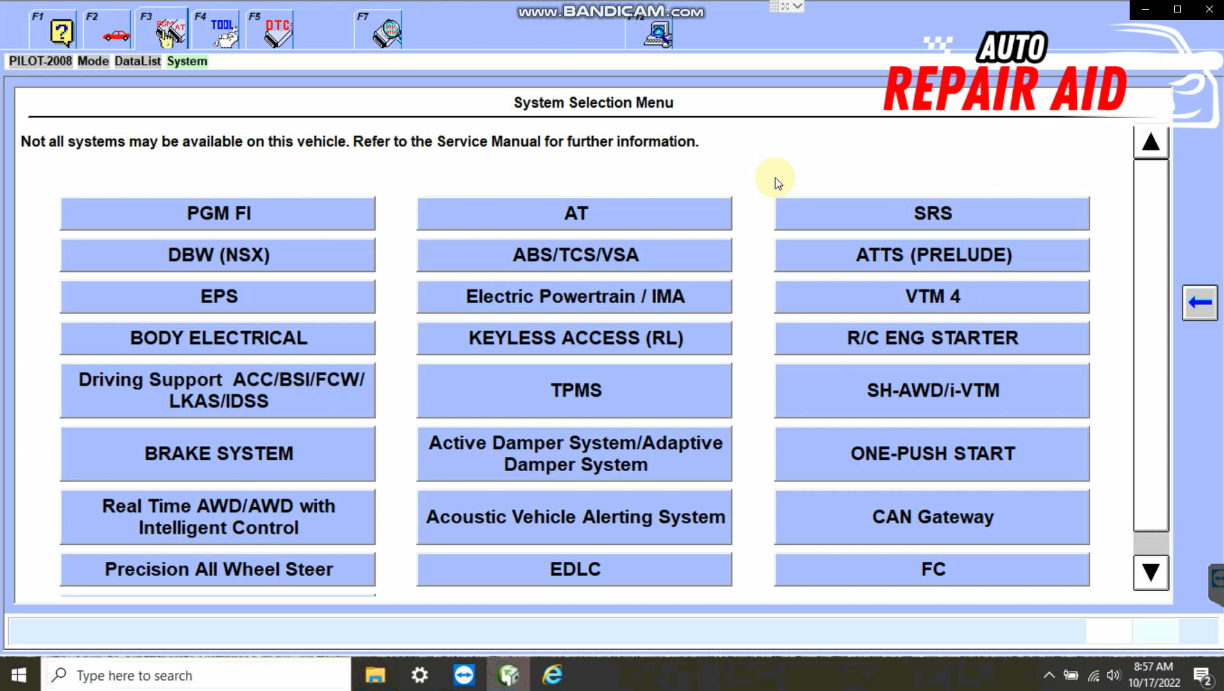 Honda HDS Software