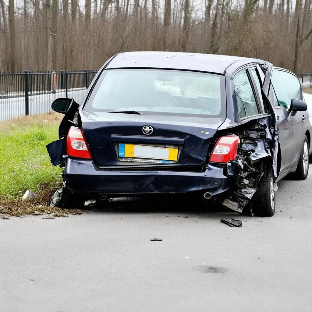 Mietwagen Unfall