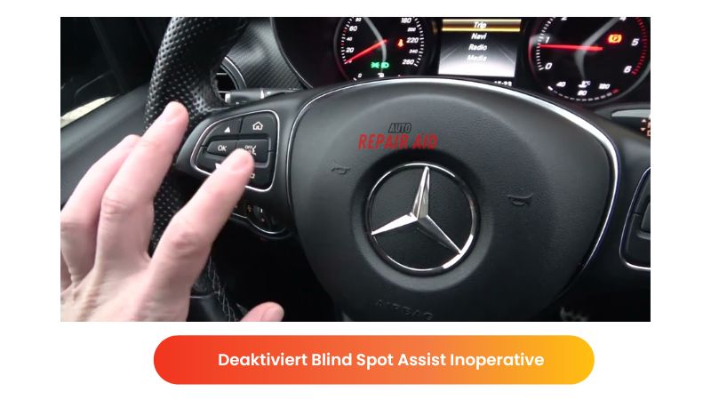 Deaktiviert Blind Spot Assist Inoperative