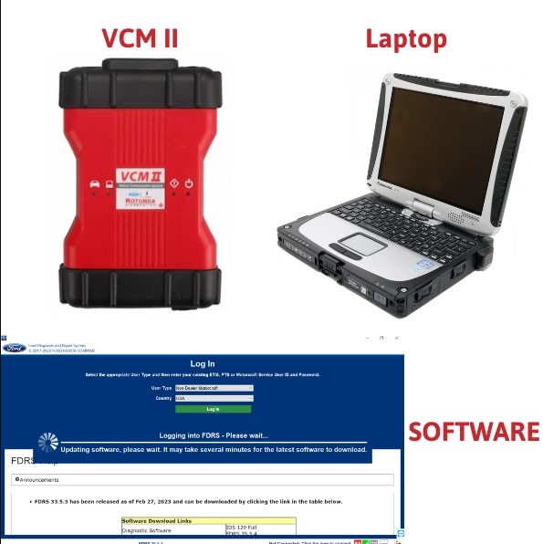 Diagnosesoftware für Ford, Mazda Paket