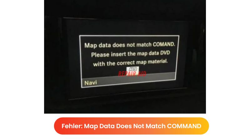 Fehler Map Data Does Not Match COMMAND