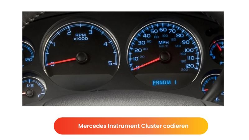 Mercedes Instrument Cluster codieren