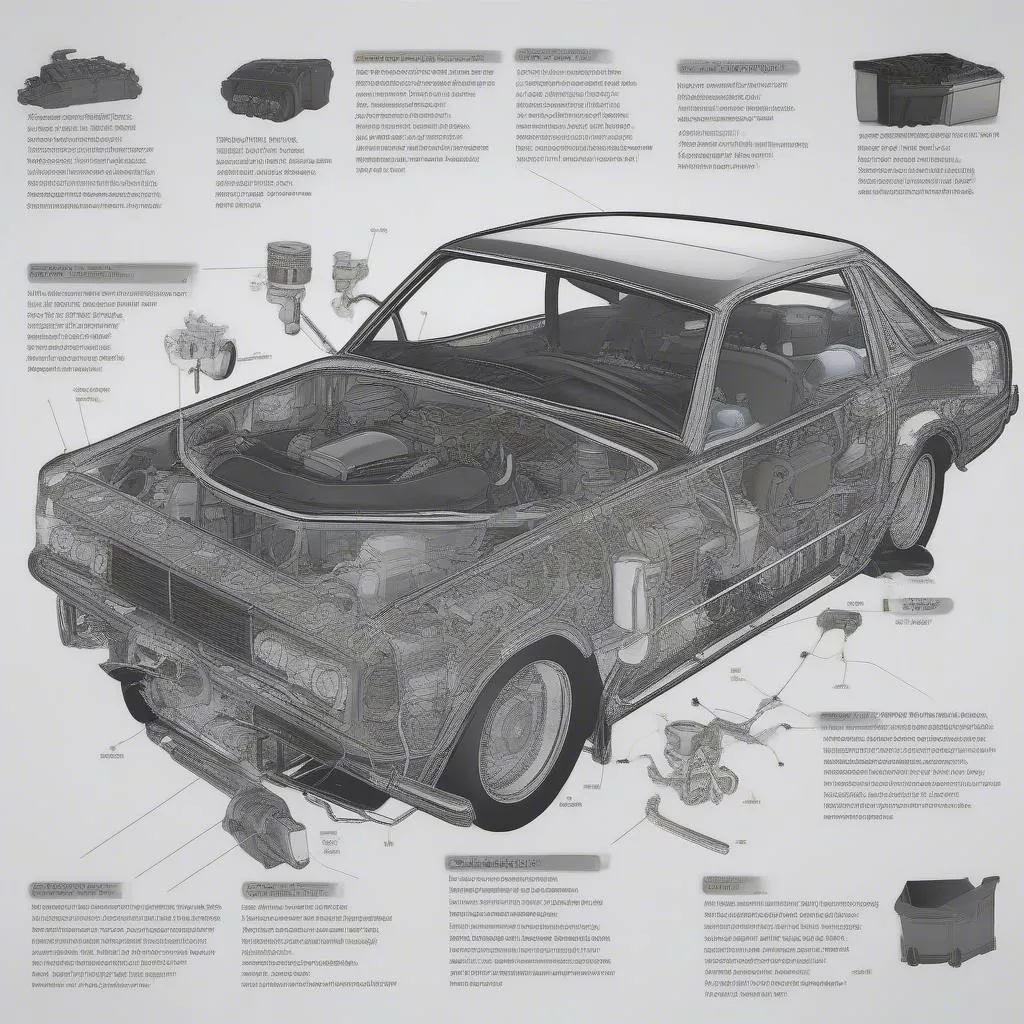 Motorraum eines Passat B8