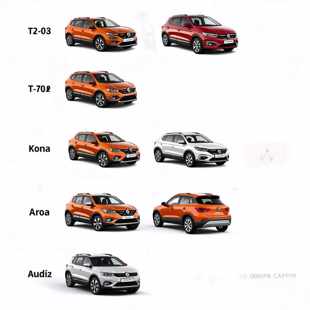 VW T-Cross und Konkurrenten