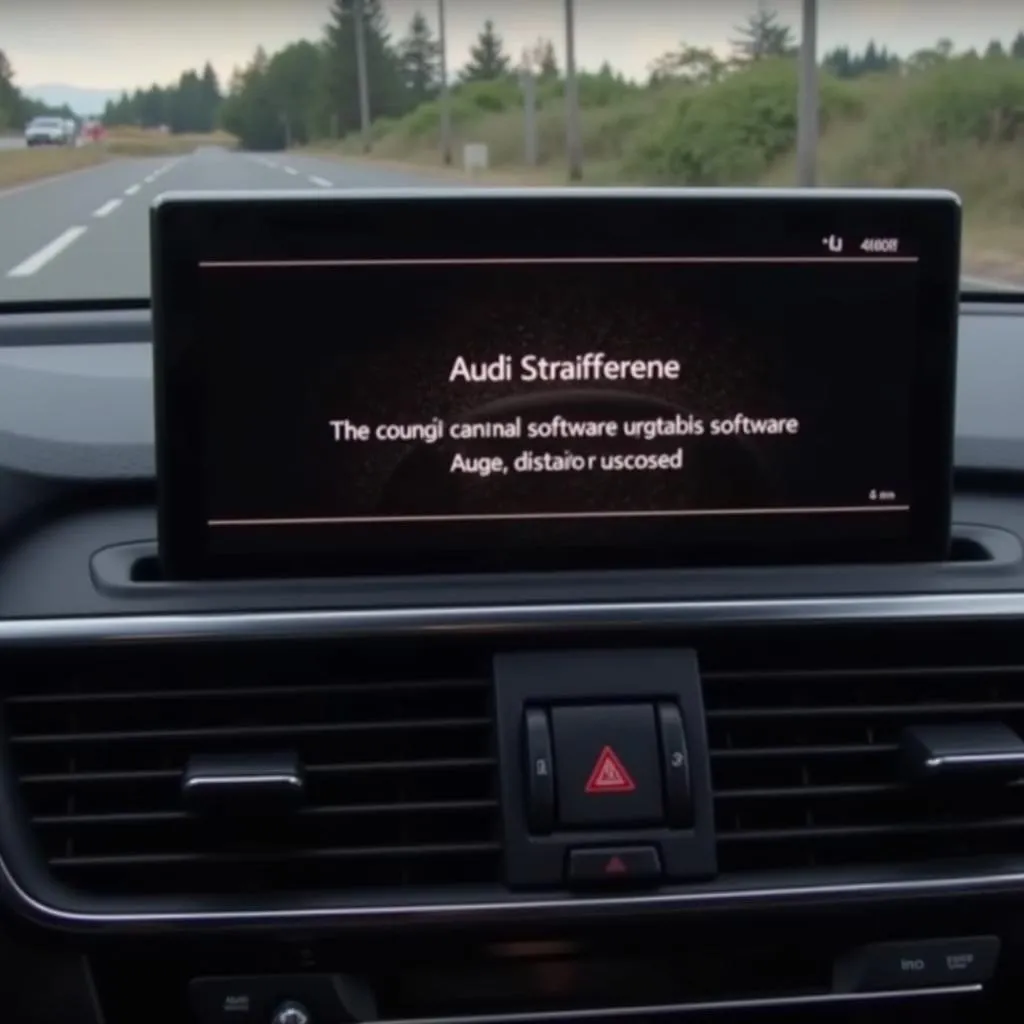 Audi A3 Infotainment System Software Update