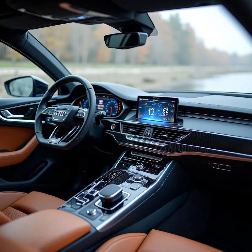 Audi A6 e-tron Avant Interieur Digitales Cockpit