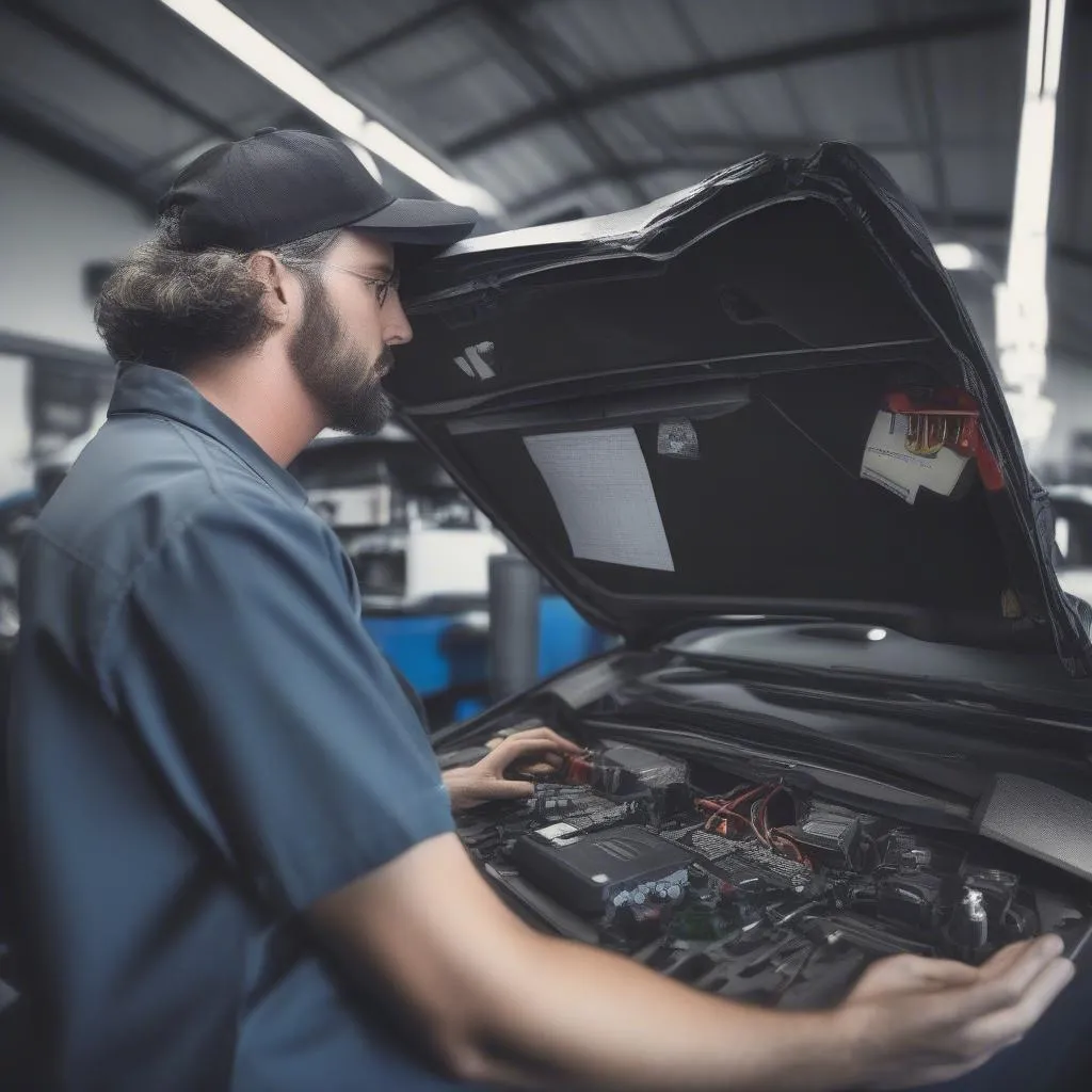 Computergestützte Fehlerdiagnose an einem Audi