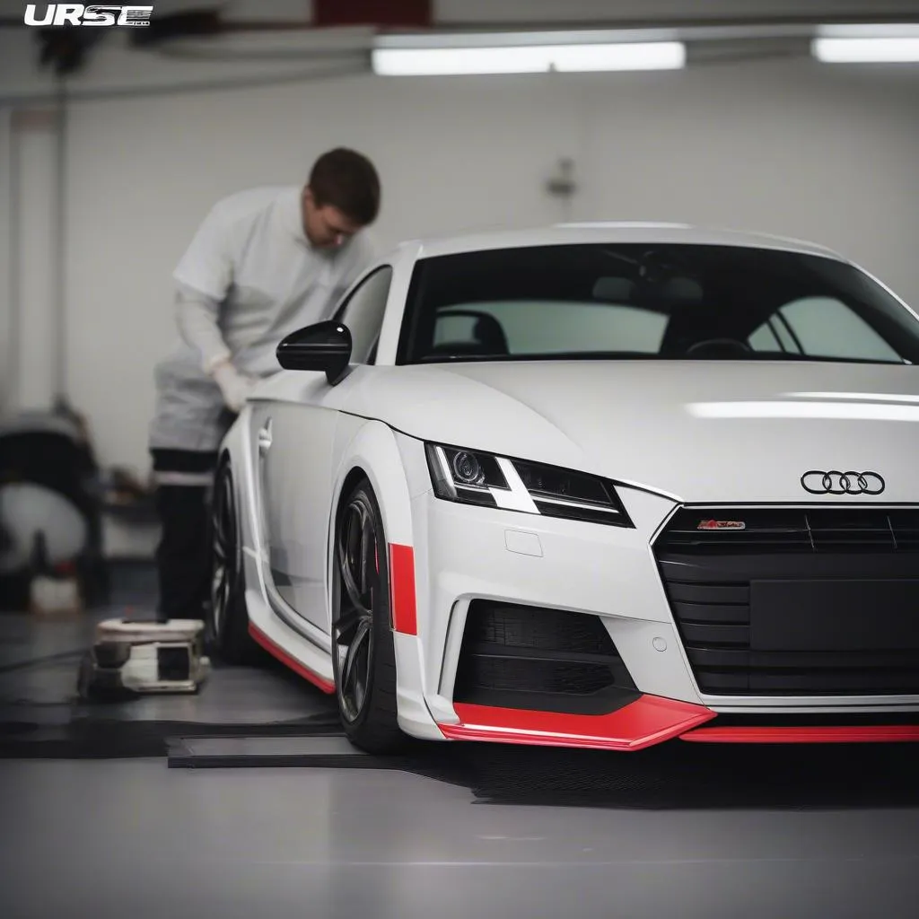 Audi TT 8S Bodykit Montage