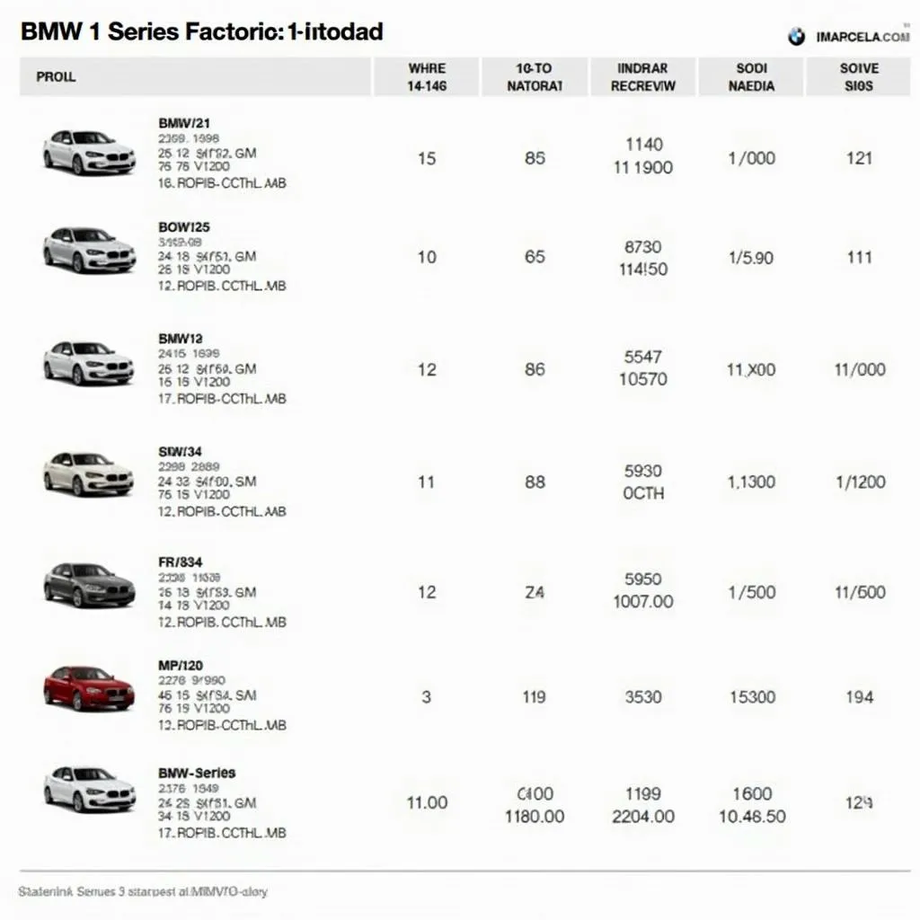 BMW 1er Preisliste: Ein Blick auf die Kosten