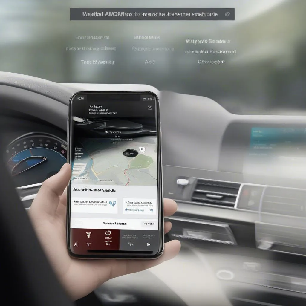 Ein Screenshot der BMW Driver's Guide App