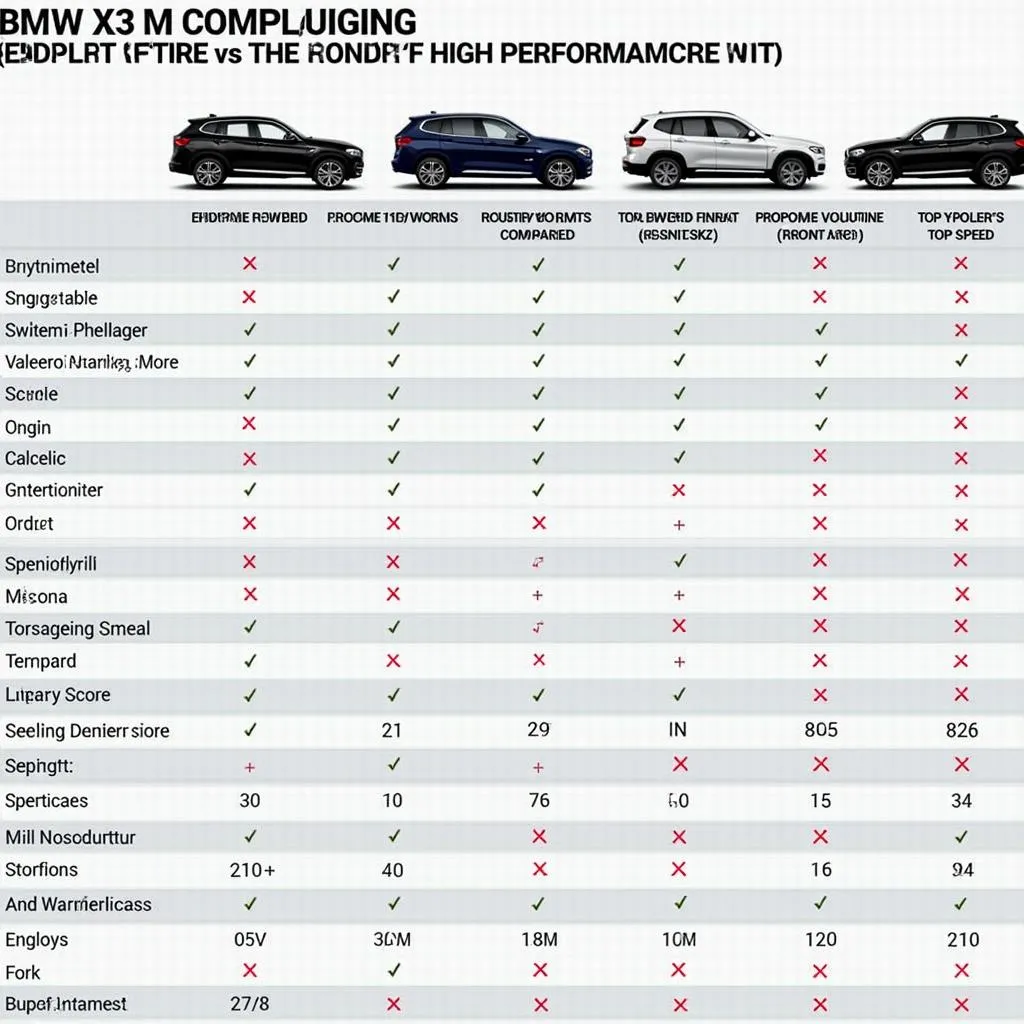 BMW X3 M Competition im Vergleich