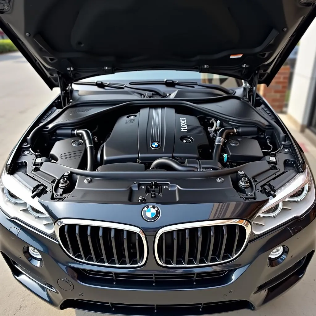 BMW X6 Gebrauchtwagen Motorraum