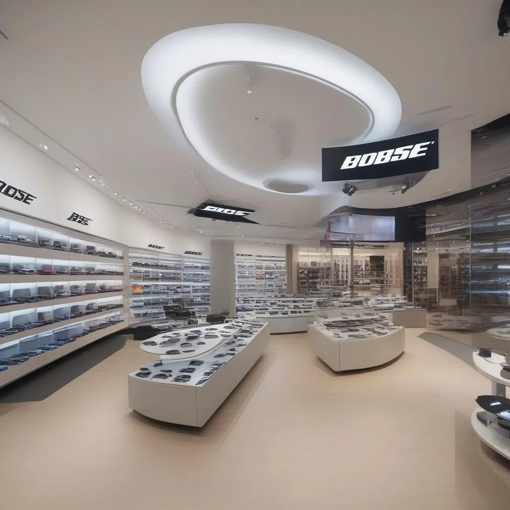 Bose Shop Düsseldorf Innenansicht