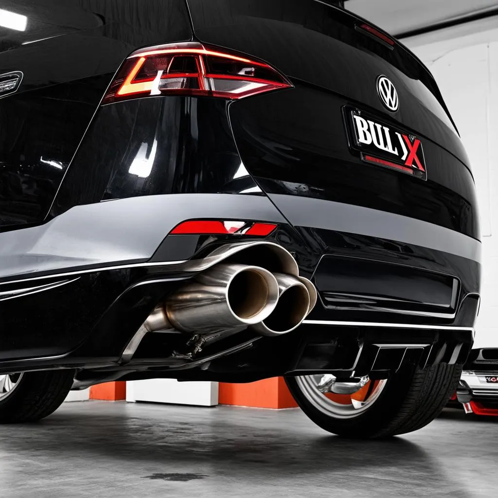 Bull X Abgasanlage am Golf GTI