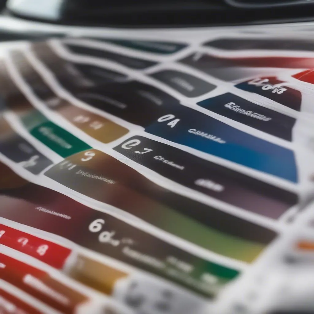 Car Paint Color Code