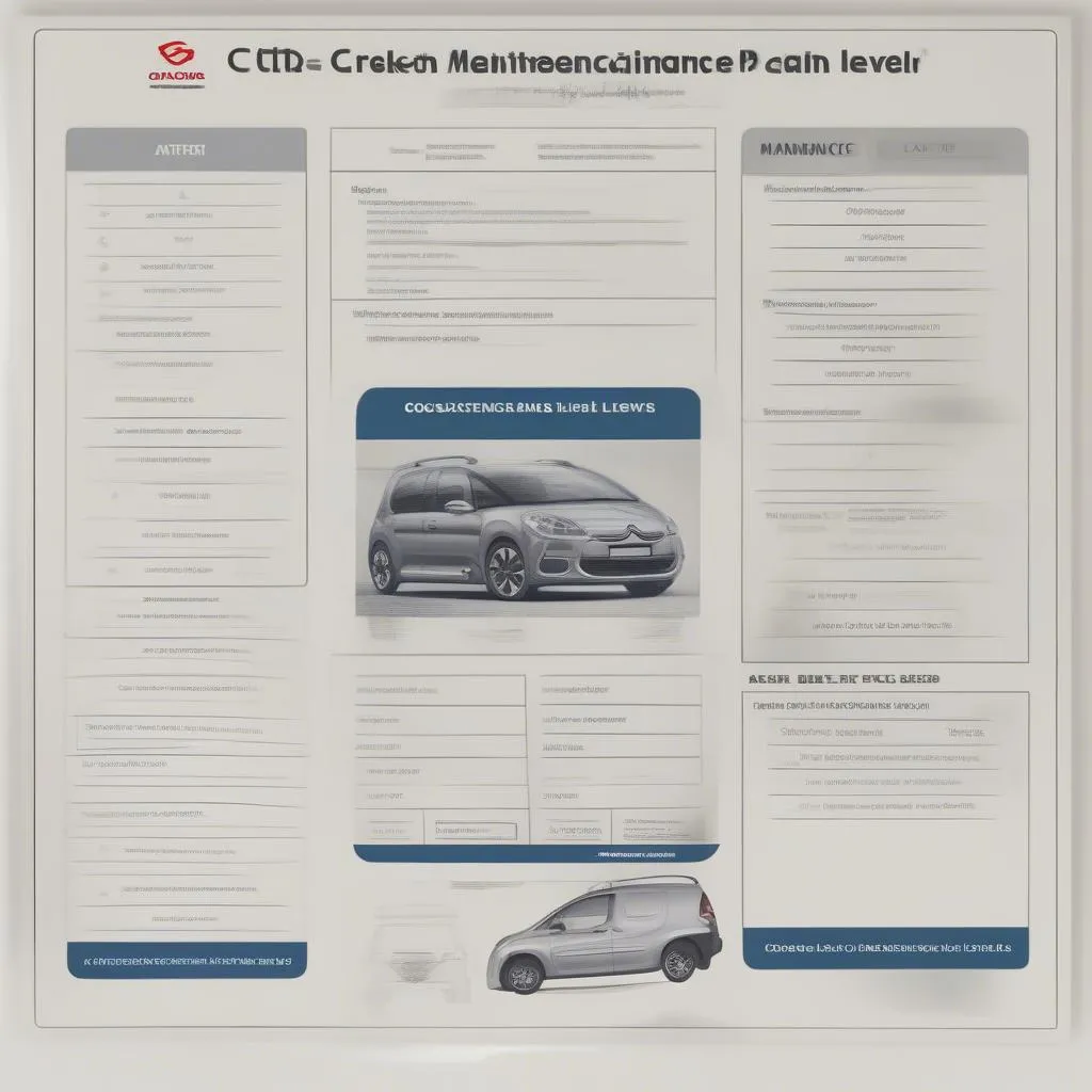 Checkliste für den Citroën Wartungsplan