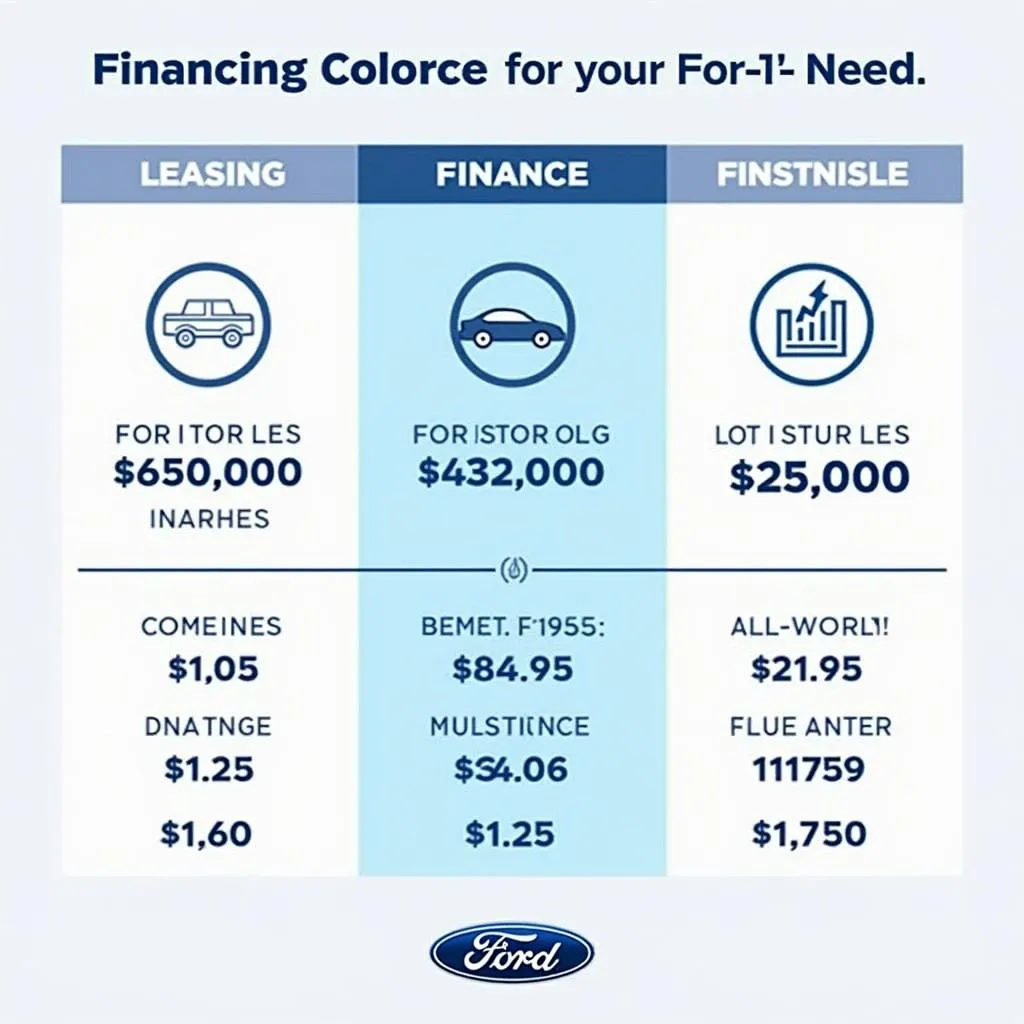 Finanzierungsoptionen für Ford Fahrzeuge