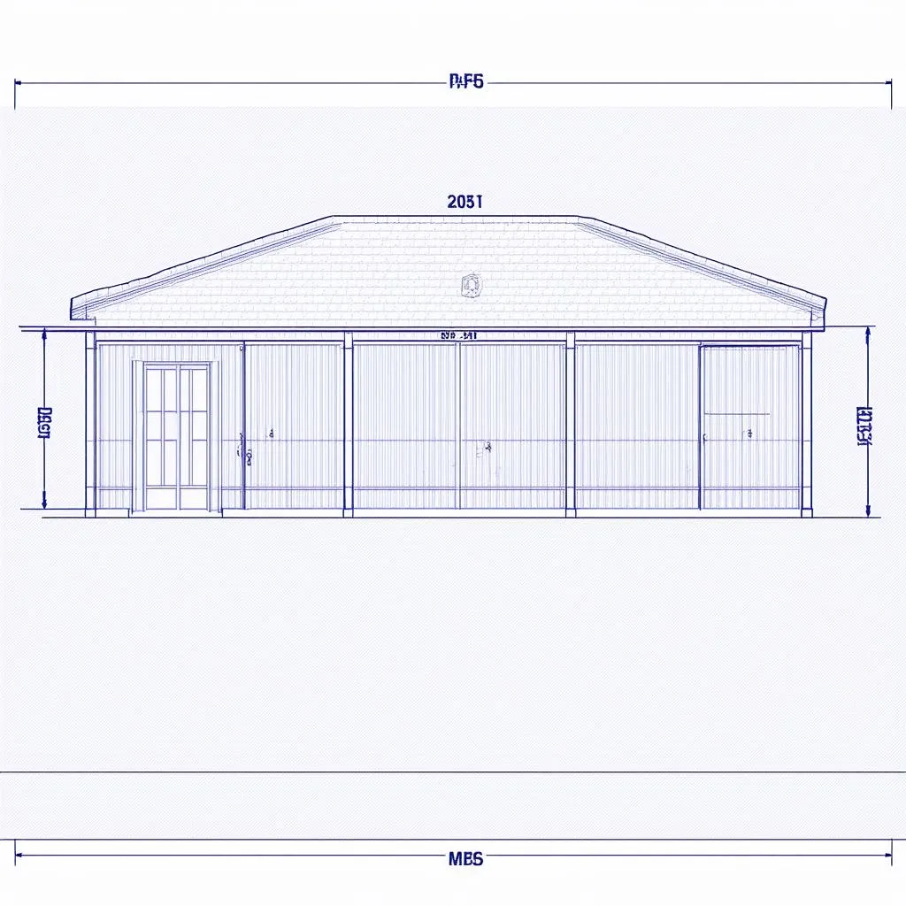 Planung Garage aus Sandwichplatten