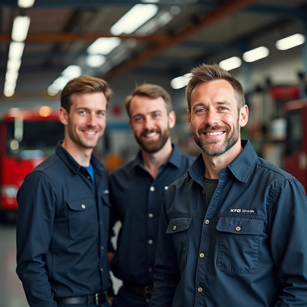 Professionelles Kfz Werkstatt Team Küs Schwerte