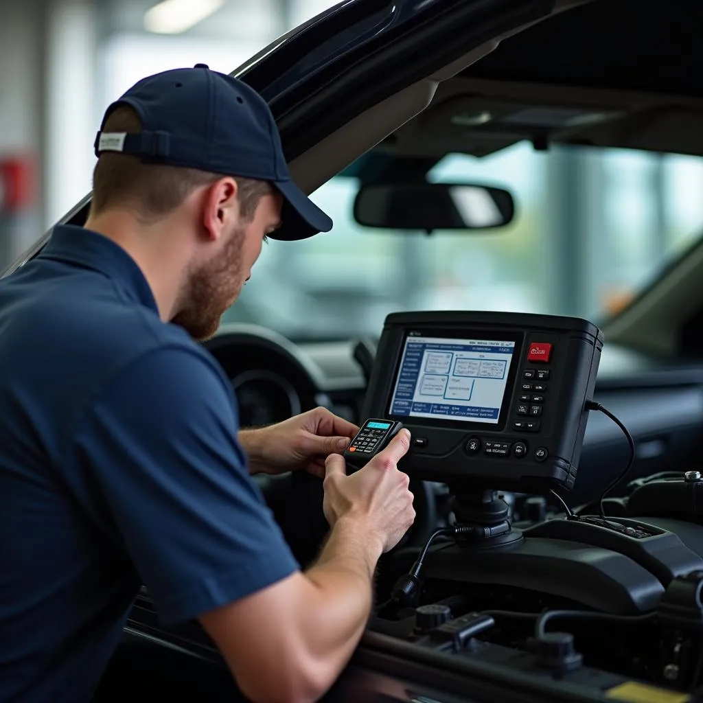 Diagnose und Reparatur eines koreanischen Autos