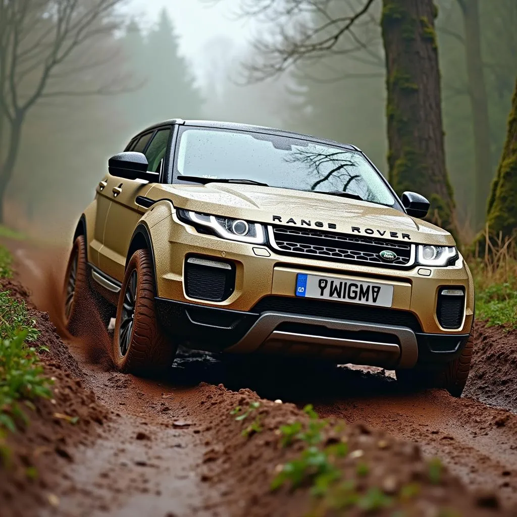 Land Rover Evoque im Gelände