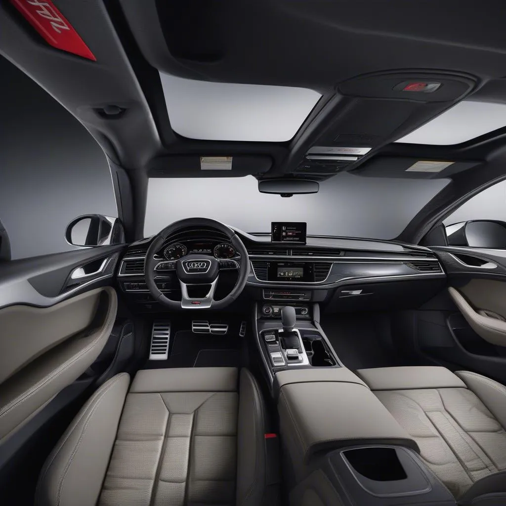 Luxuriöses Interieur des Audi RS6