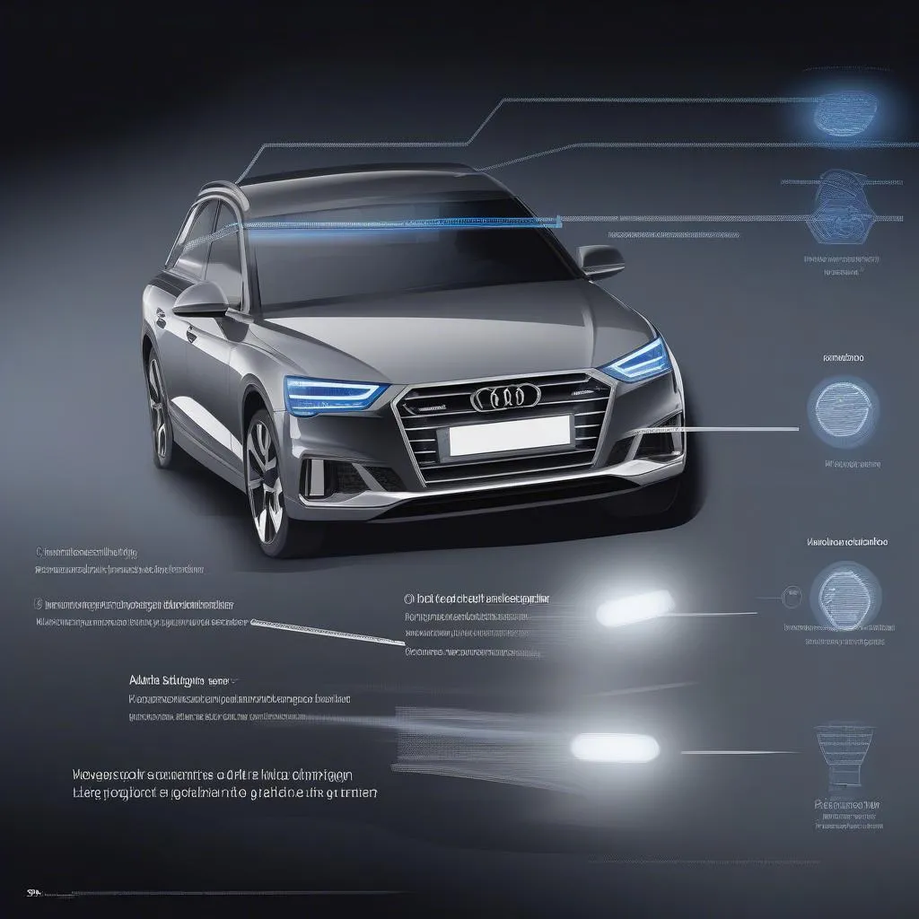 Funktionsweise von Audi Matrix-LED-Scheinwerfern