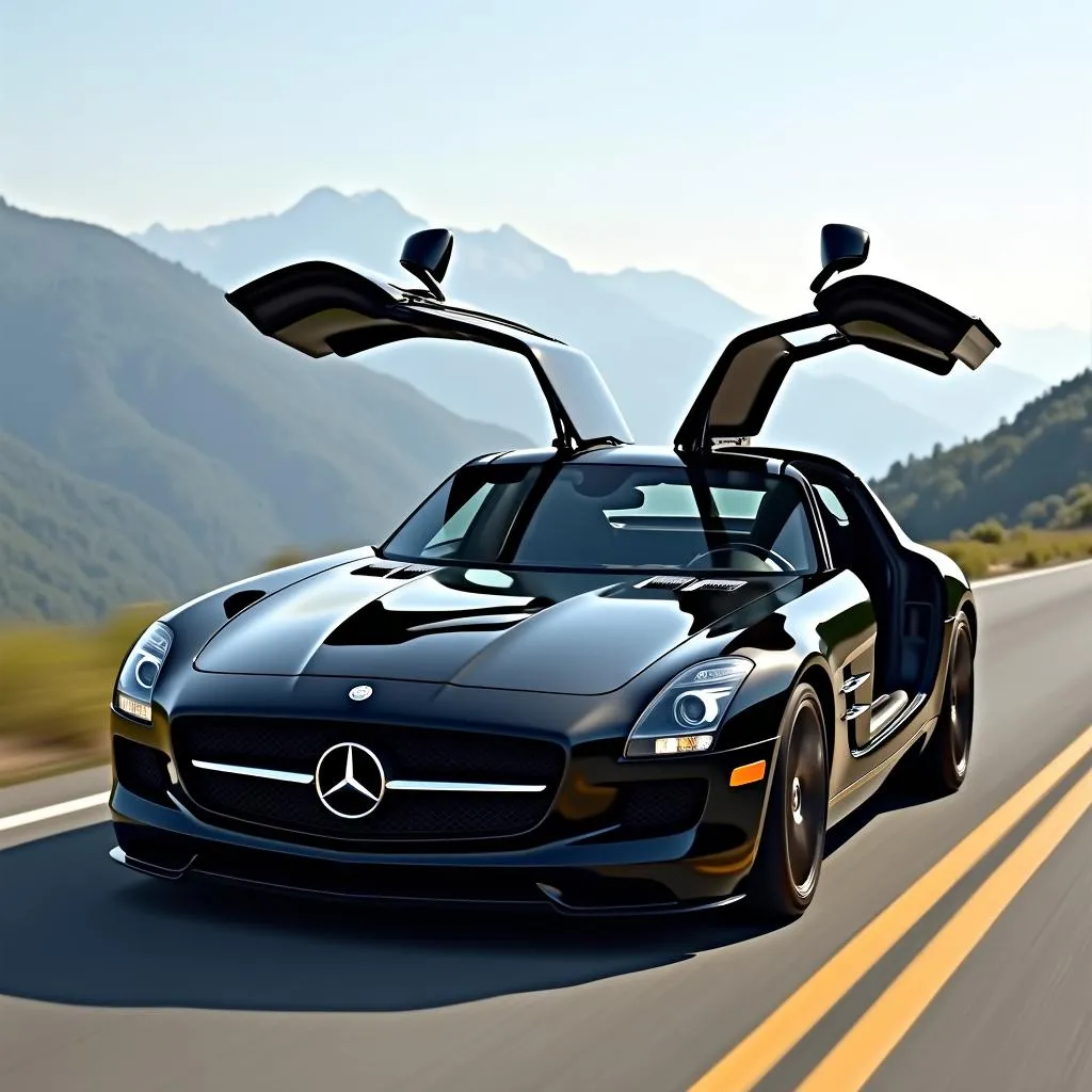 Mercedes-Benz SLS AMG Final Edition auf der Strasse