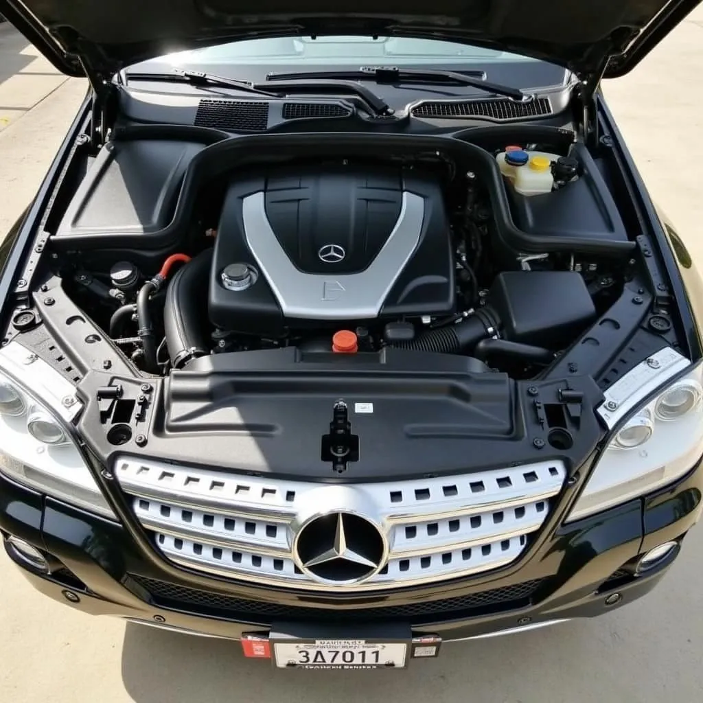 Mercedes ML 350 Motorraum