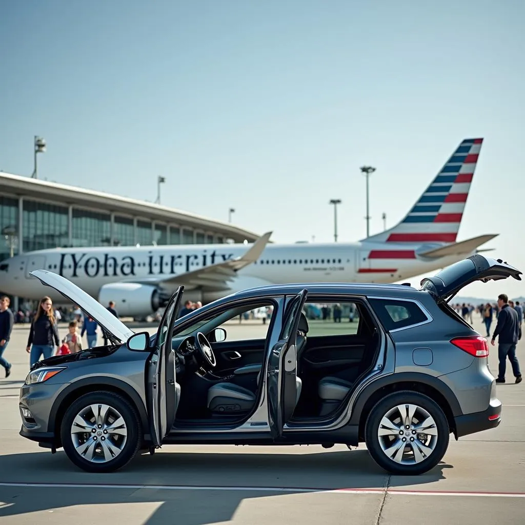 Mietwagen am Flughafen in den USA