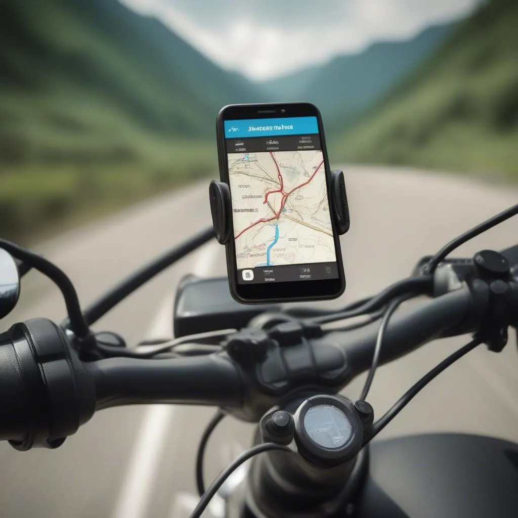 Motorrad Tour App Navigation