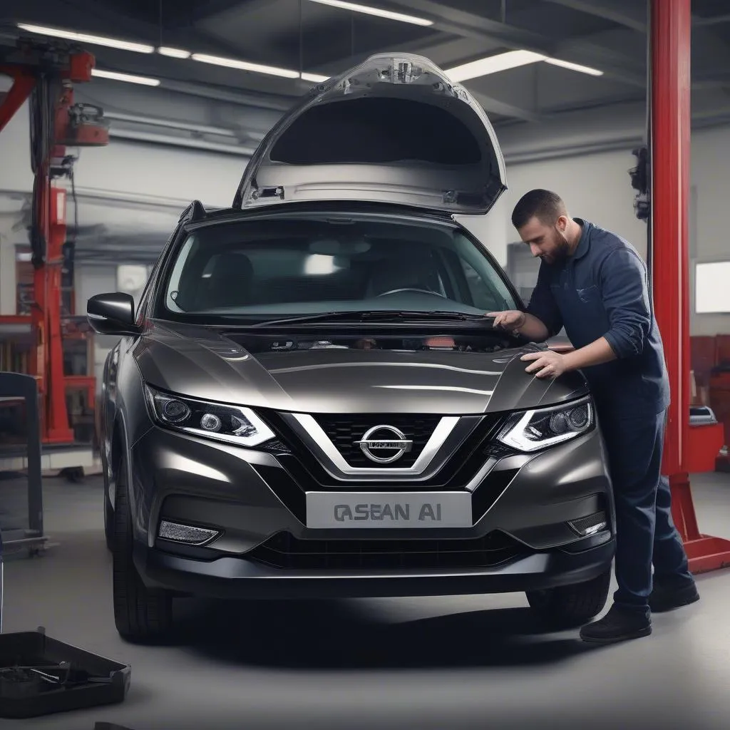 Diagnose eines Nissan Qashqai