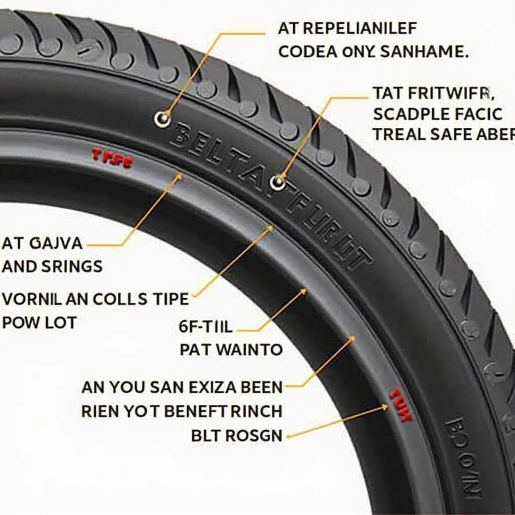 Verstehen der Reifenbeschriftung