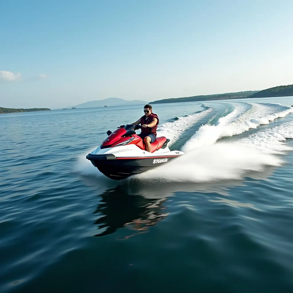 Schnellster Jetski auf dem Wasser