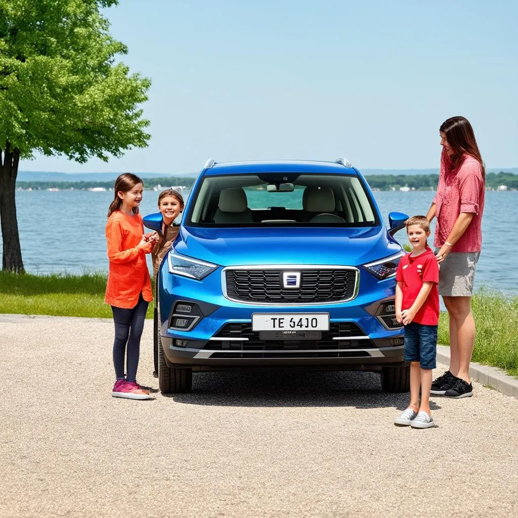 SEAT Ateca mit Familie