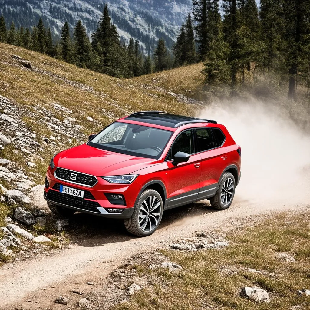 SEAT Ateca in den Bergen