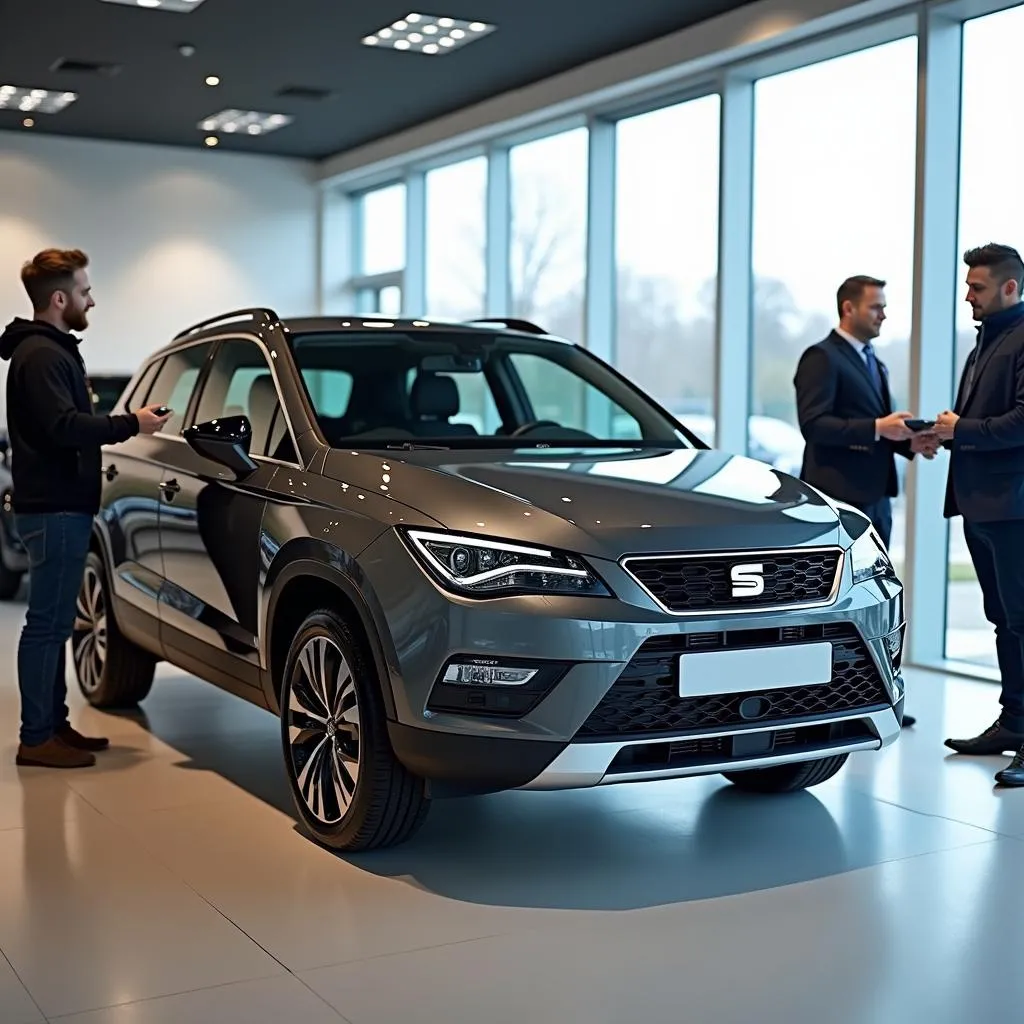 Seat Ateca im Verkaufsraum