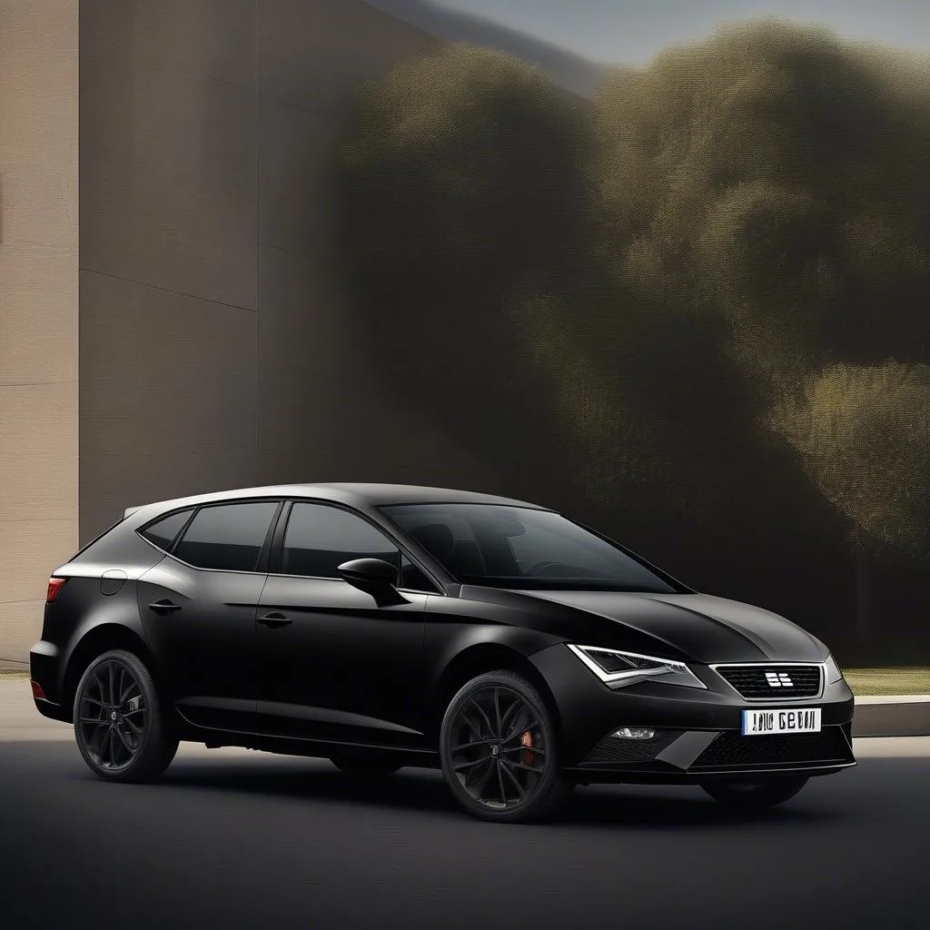 Seat Leon Black Matt Edition Seitenansicht