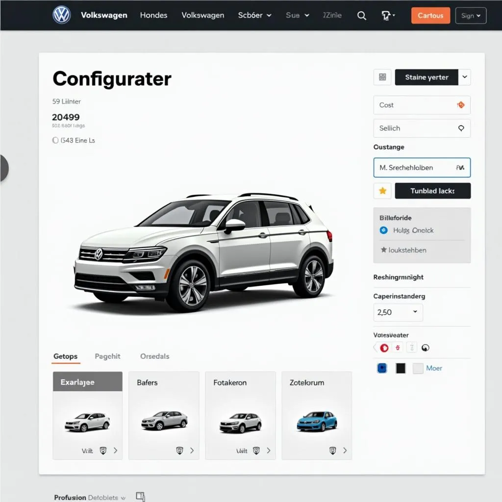 Volkswagen Konfigurator Online