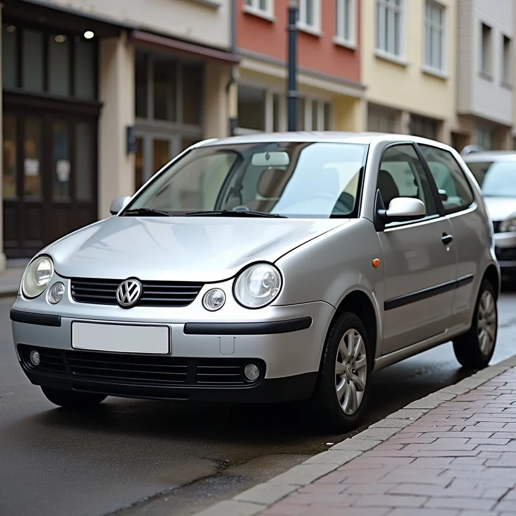 Volkswagen Lupo 2005 im Stadtverkehr