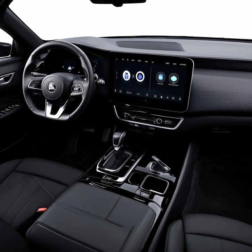 Modernes Interieur des Volvo EX30