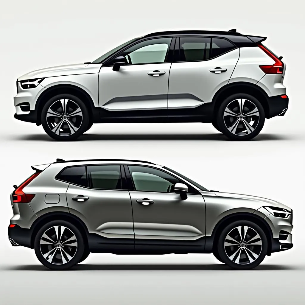 Volvo XC40 und XC60 im Vergleich