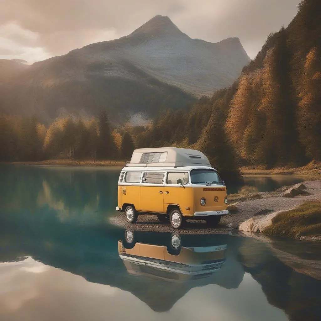 VW Bus Camping Urlaub