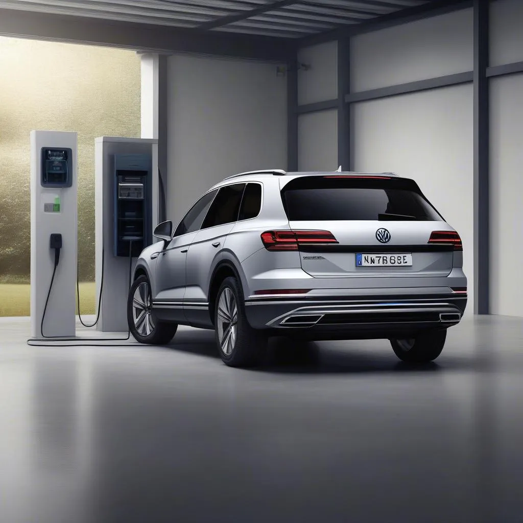 VW Touareg Hybrid Laden