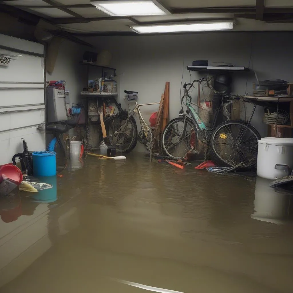 Wasserschaden in der Garage