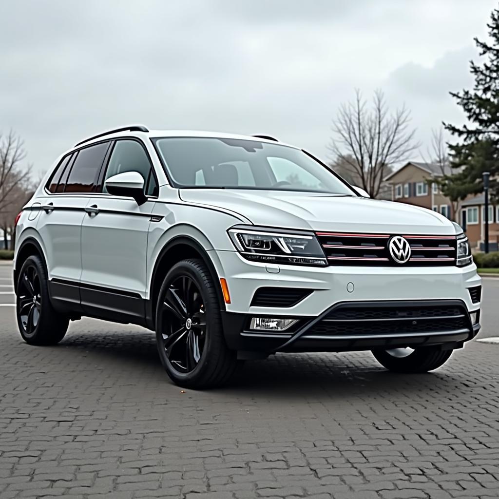 VW Tiguan mit 18 Zoll Felgen