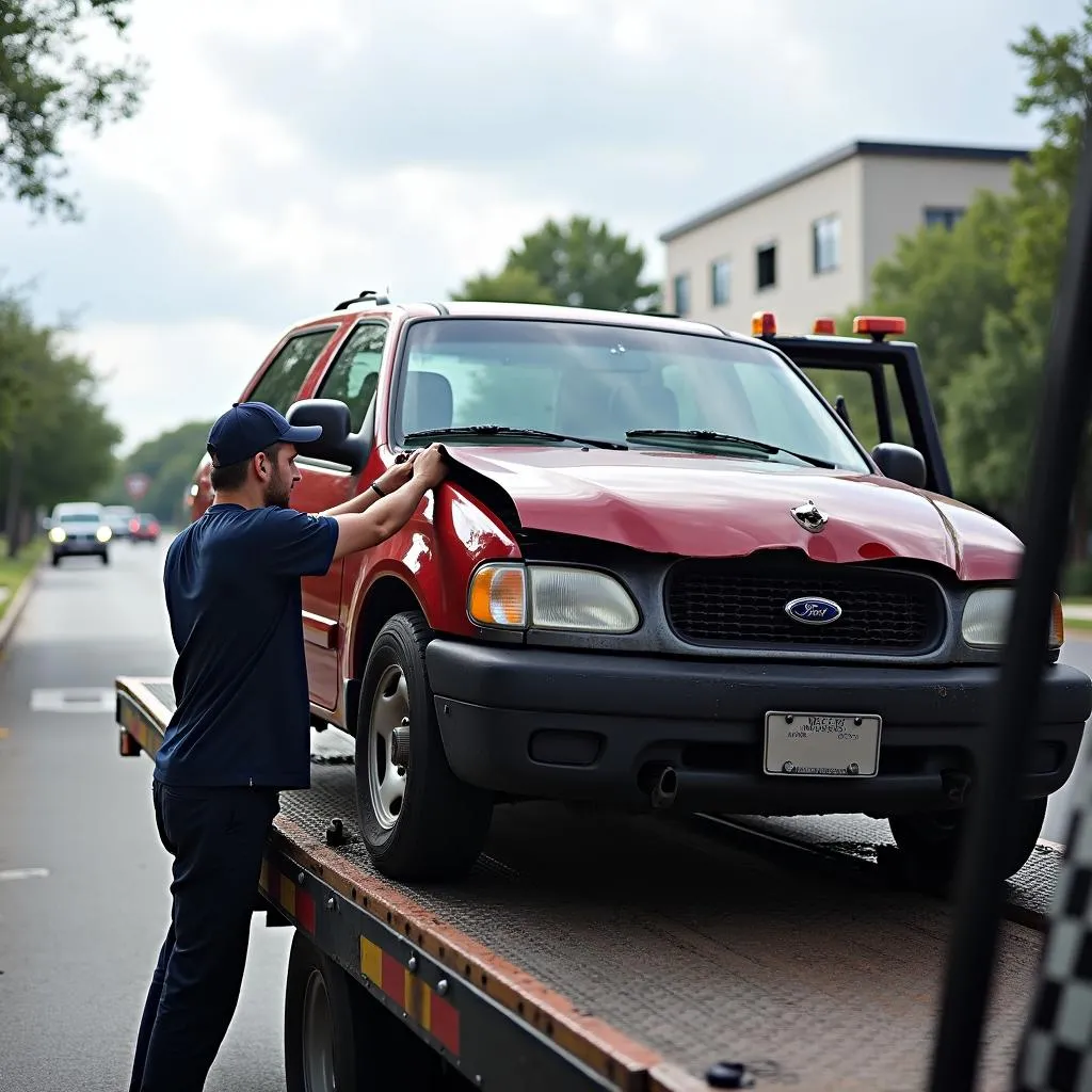 Abschleppwagen Fahrzeugbergung