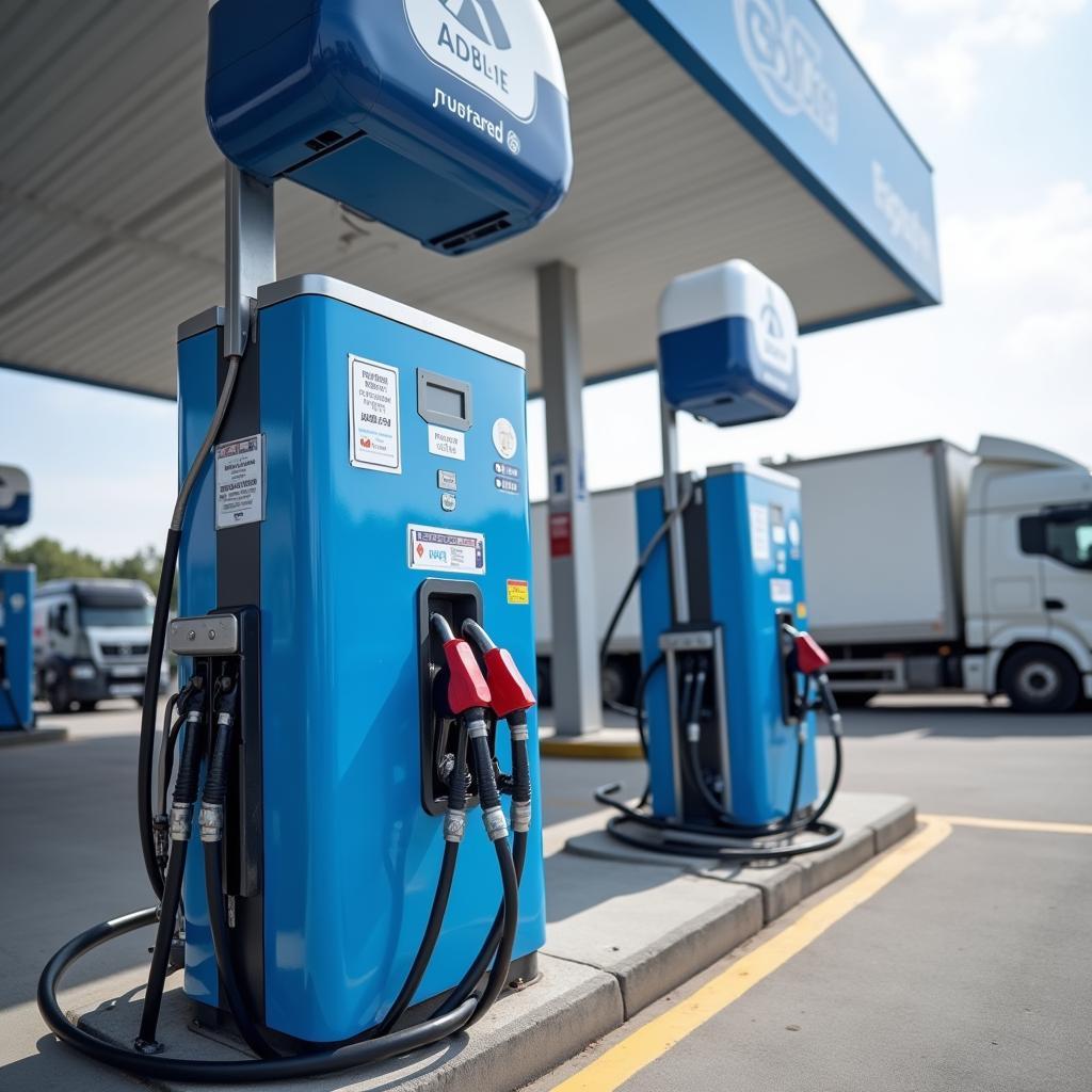 AdBlue-Tankstelle für LKW