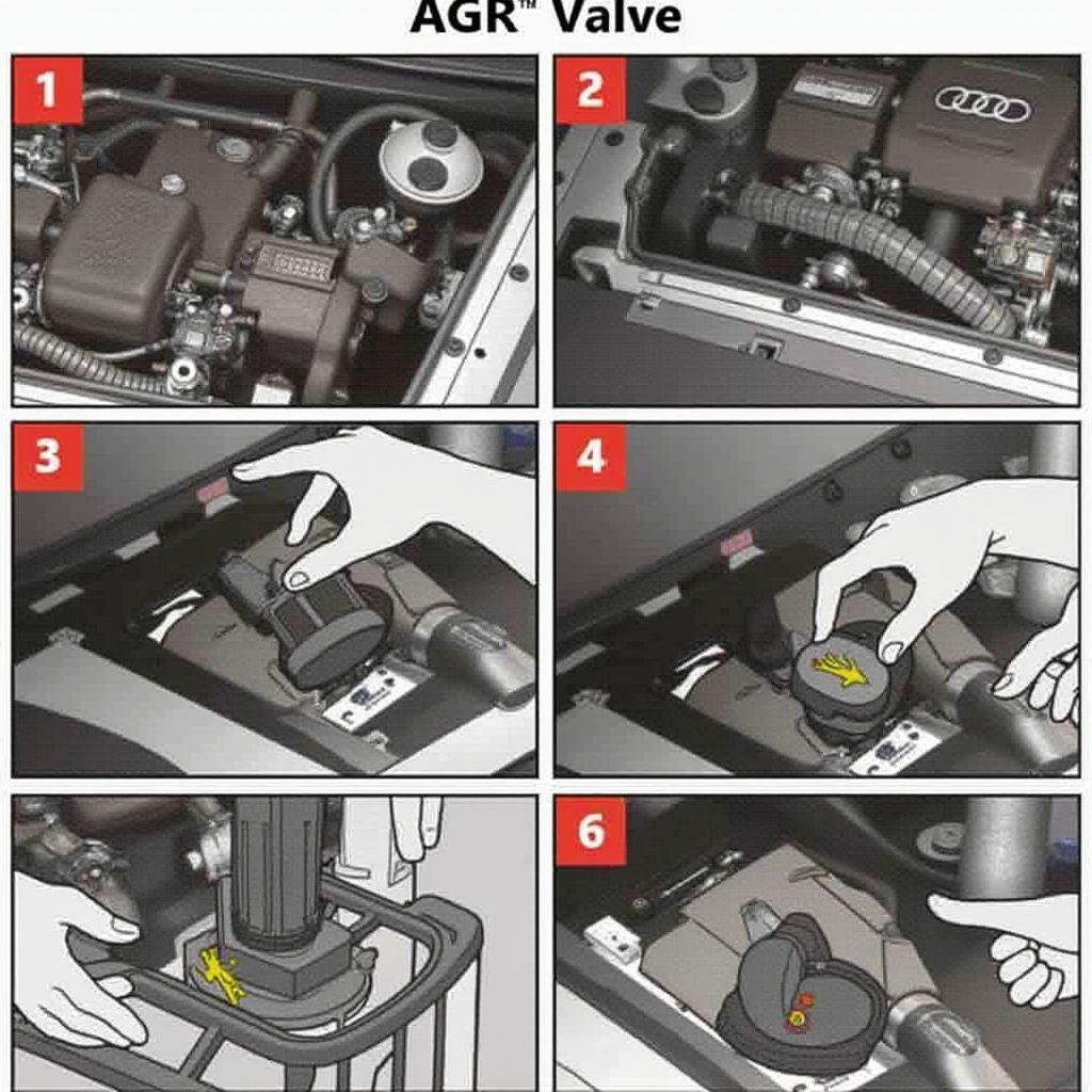 Austausch des AGR-Ventils im Audi A6 4F 3.0 TDI